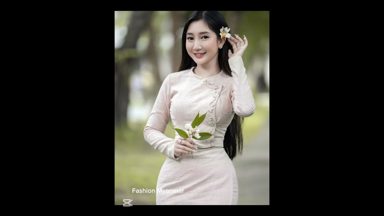 ပန်းကြယ်သီး အလှလေးတွေ #myanmardress #myanmarfashion #fashionmyanmar