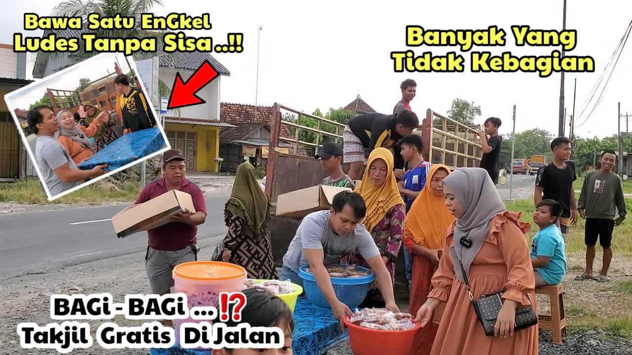 Bagi - Bagi TAKJIL GRATIS Di JALAN ⁉️ Bawa Satu EngkeL