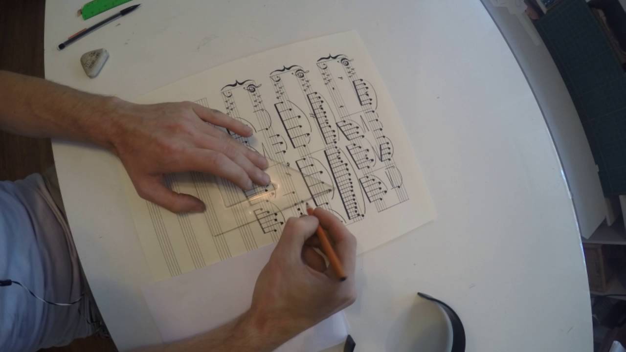 Classical Sheet Music by Hand with Charcoal (Time Lapse)