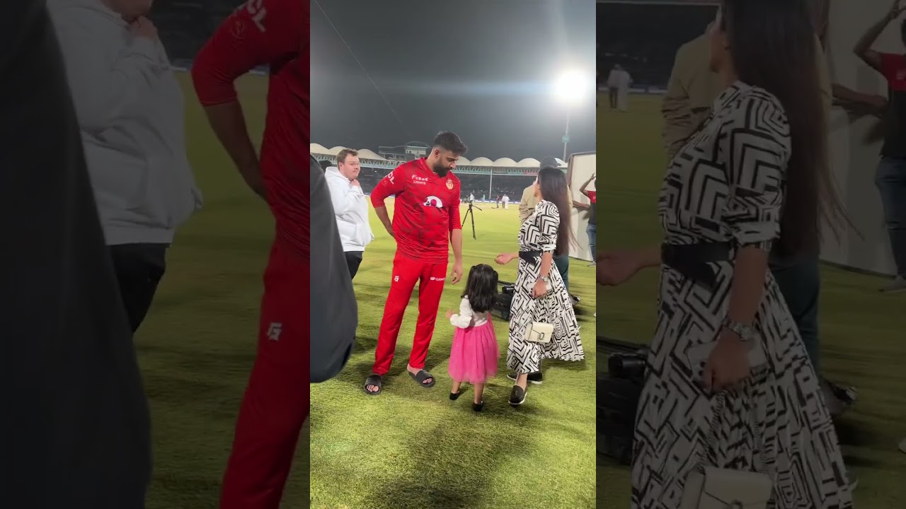 Imad Wasim Family 