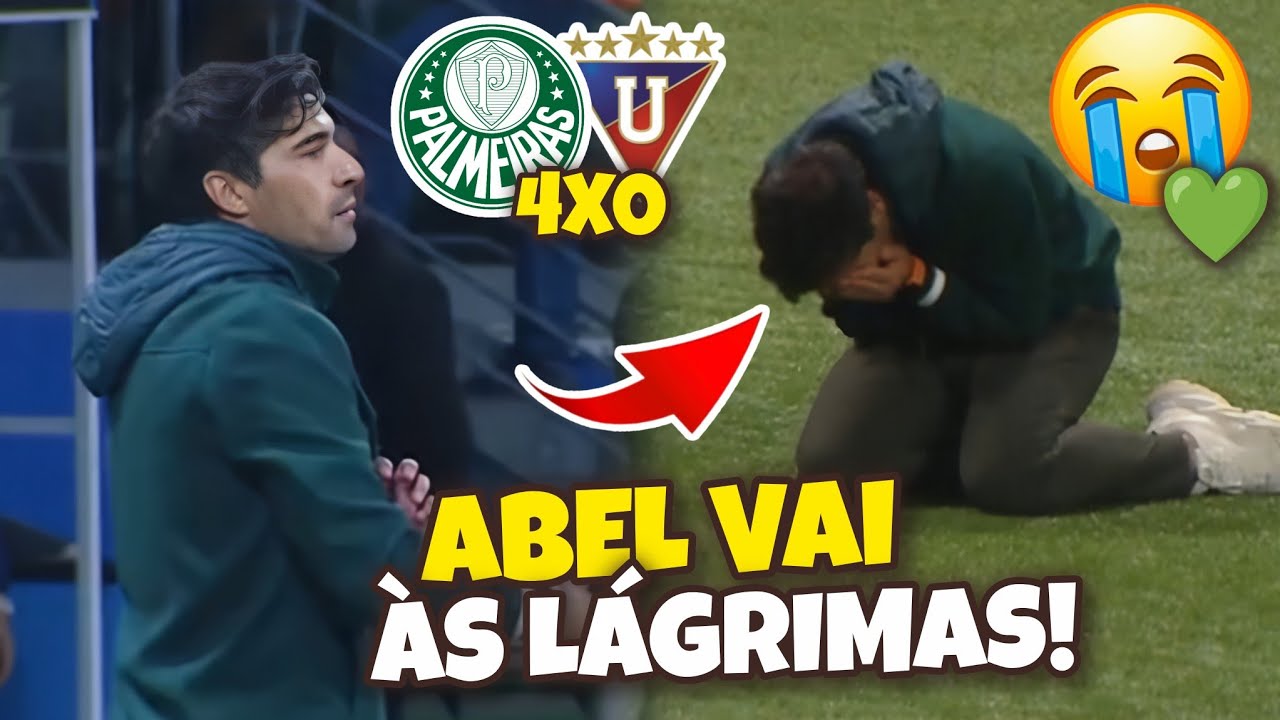 ABEL FERREIRA VAI &Agrave;S L&Aacute;GRIMAS COM VIRADA HIST&Oacute;RICA DO PALMEIRAS!