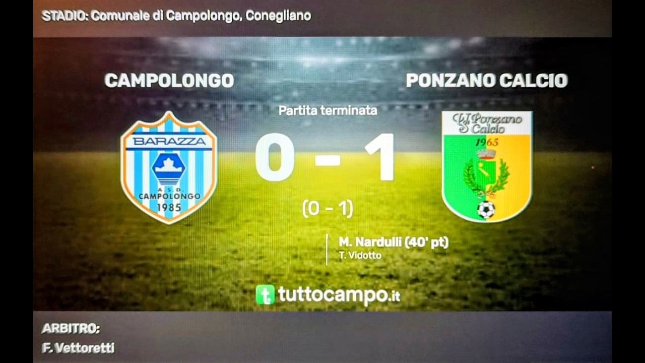 Campolongo-Ponzano: 0-1