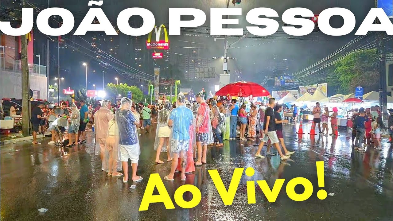 Noite de Sexta-Feira na Orla - João Pessoa Ao Vivo! - Brasil