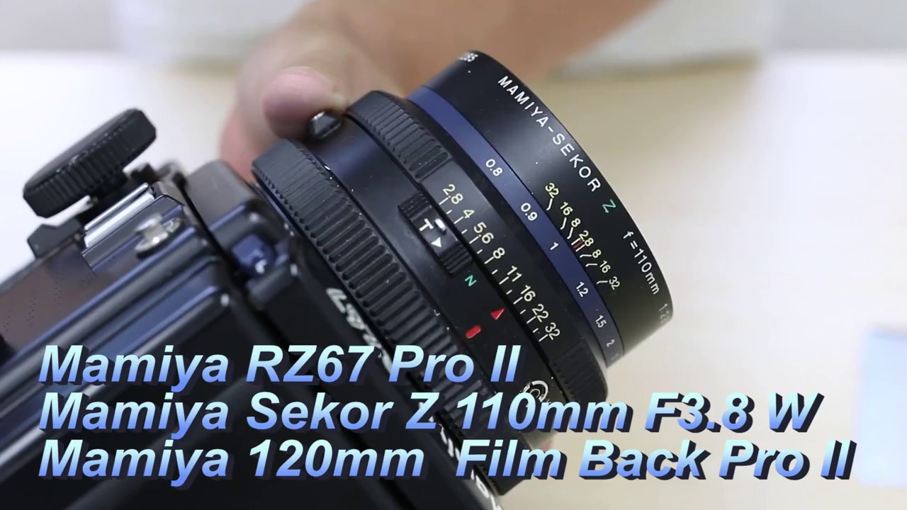Mamiya RZ67 Professional II + Sekor Z 110mm F3.8W + 120mm Film Back + Winder Pro II