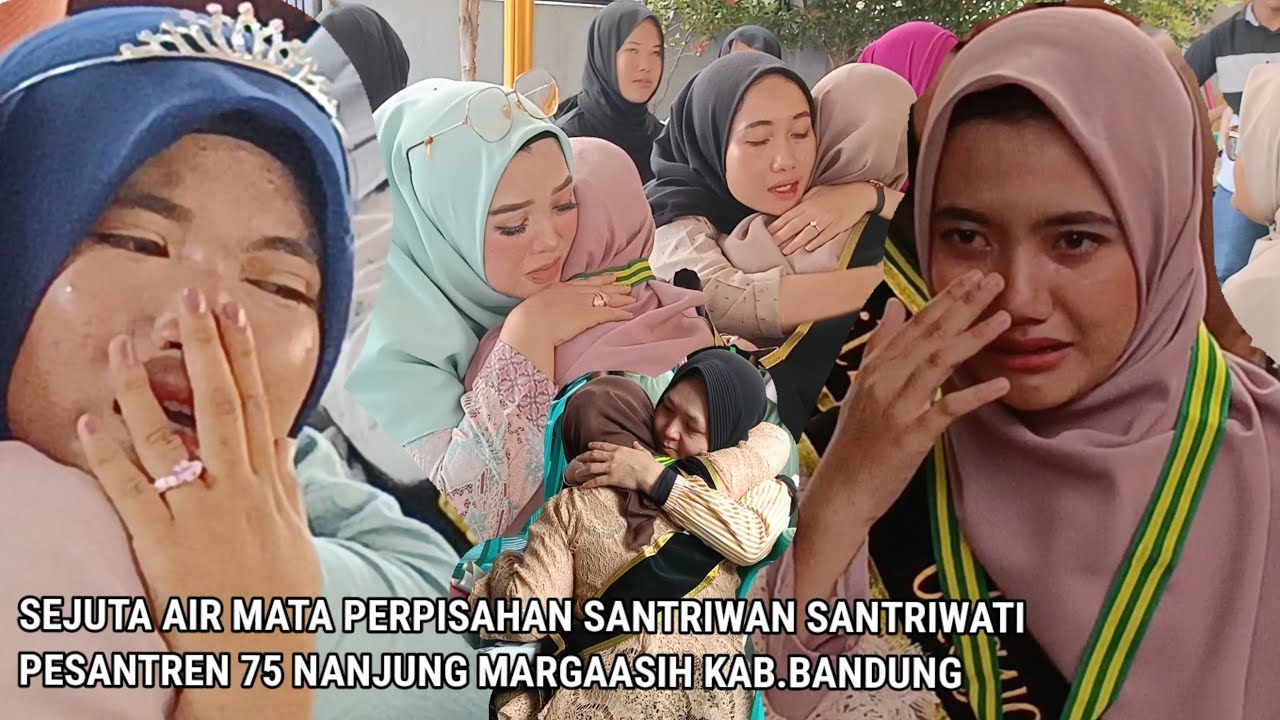 perpisahan sekolah penuh haru sungkeman pengantin pernikahan adat Sunda dikampung