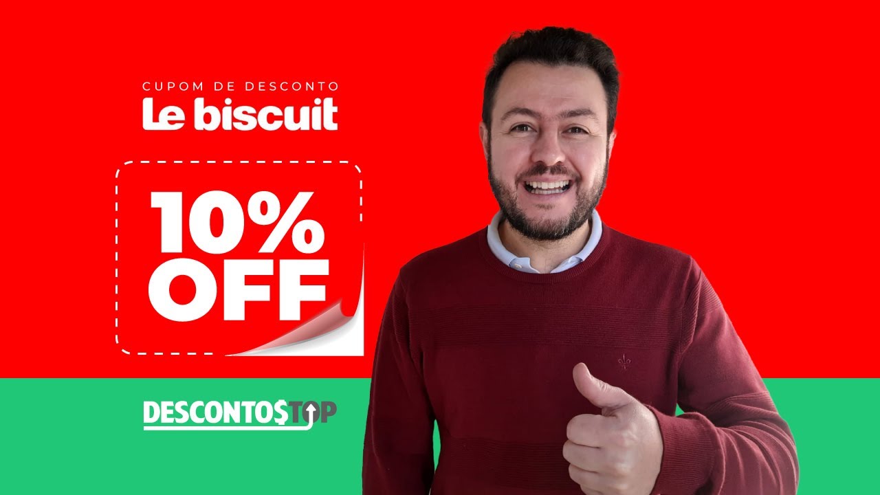 CUPOM DE DESCONTO LE BISCUIT 🤑 ECONOMIZE EM SUAS COMPRAS