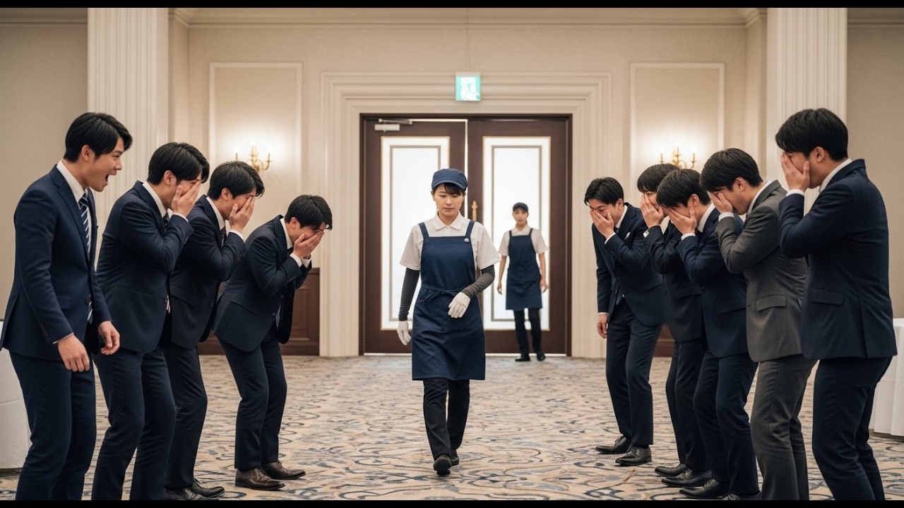 社長就任パーティに招かれた60歳清掃員を嘲笑した役員たち。「帰ります」と告げた瞬間、全員が土下座した理由とは…