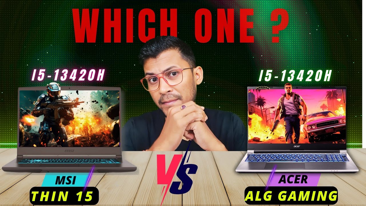 MSI Thin 15 против Acer ALG🔥Лучший игровой ноутбук до 60 000💥Intel i5 13-го поколения💥Intel Core ...