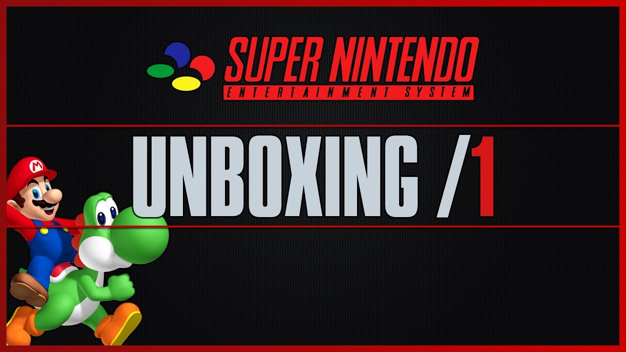 Unboxing 1# Super Nintendo Entertainment System PAL (SNES) PL