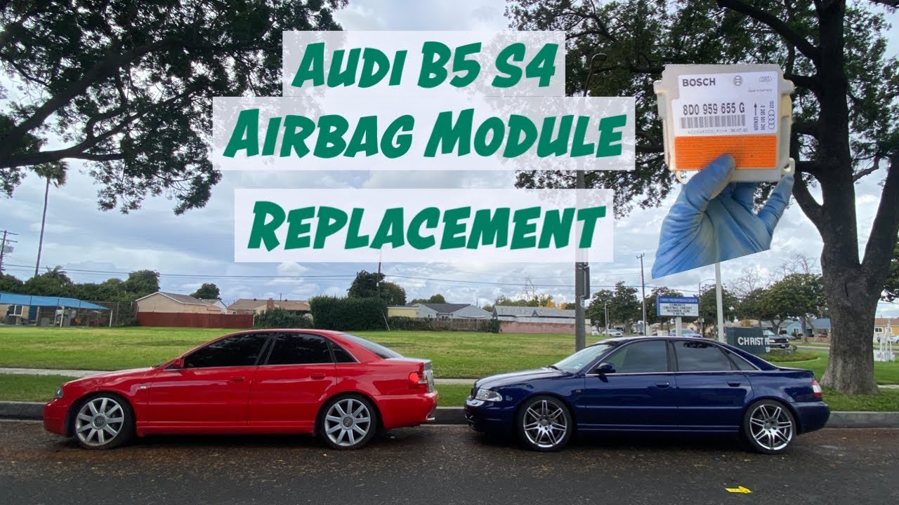 DIY Airbag Control Module Replacement B5 S4 A6 Allroad Fault Code 65535