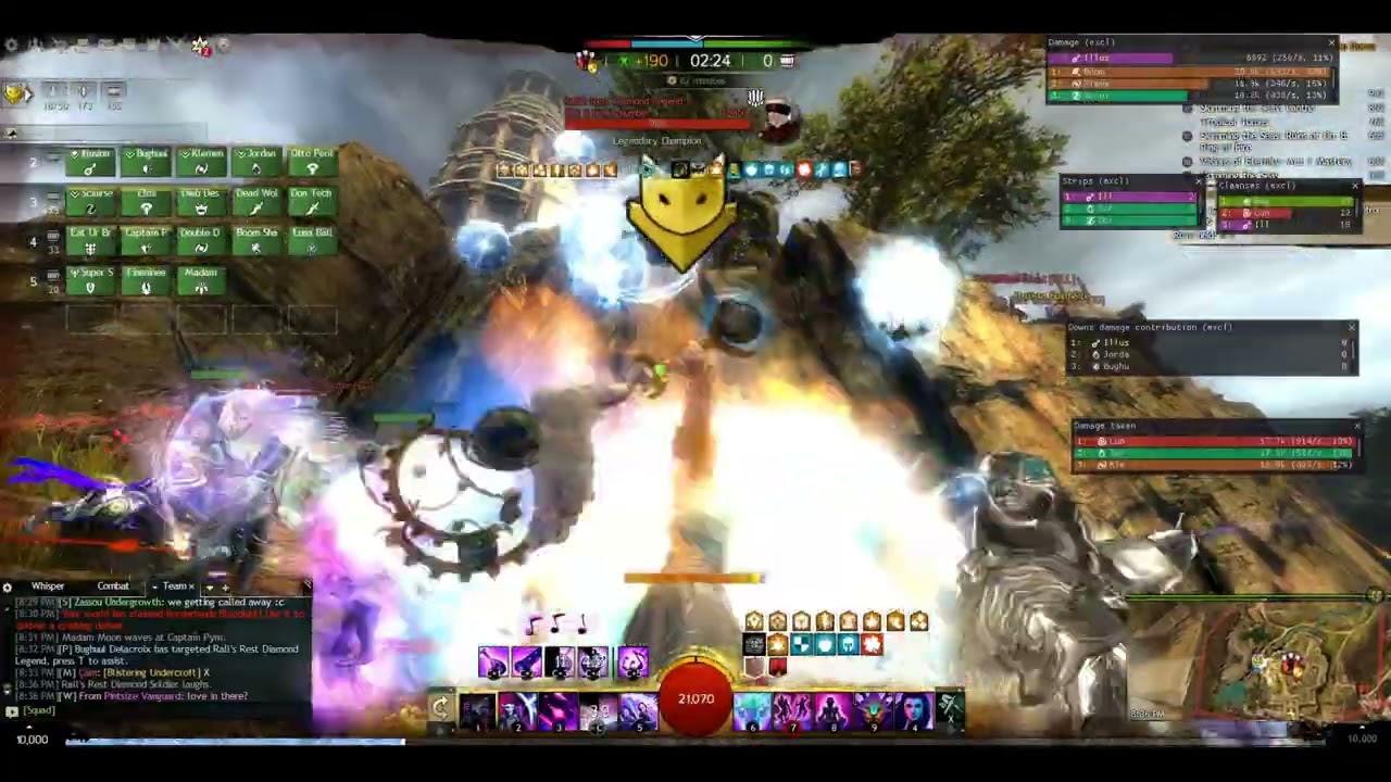 GW2 WVW On tag training SOAR VS The Red Roamers and a lot of siege