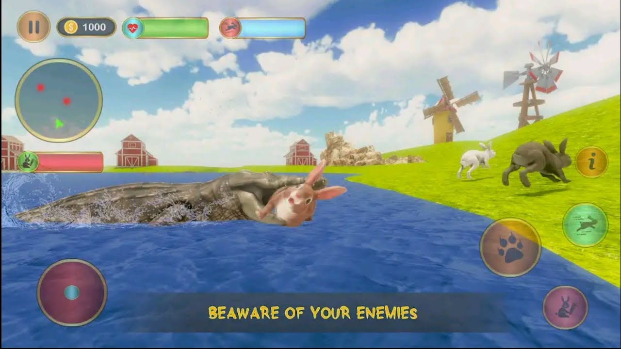 Rabbit Simulator - Gameplay Android/iOS