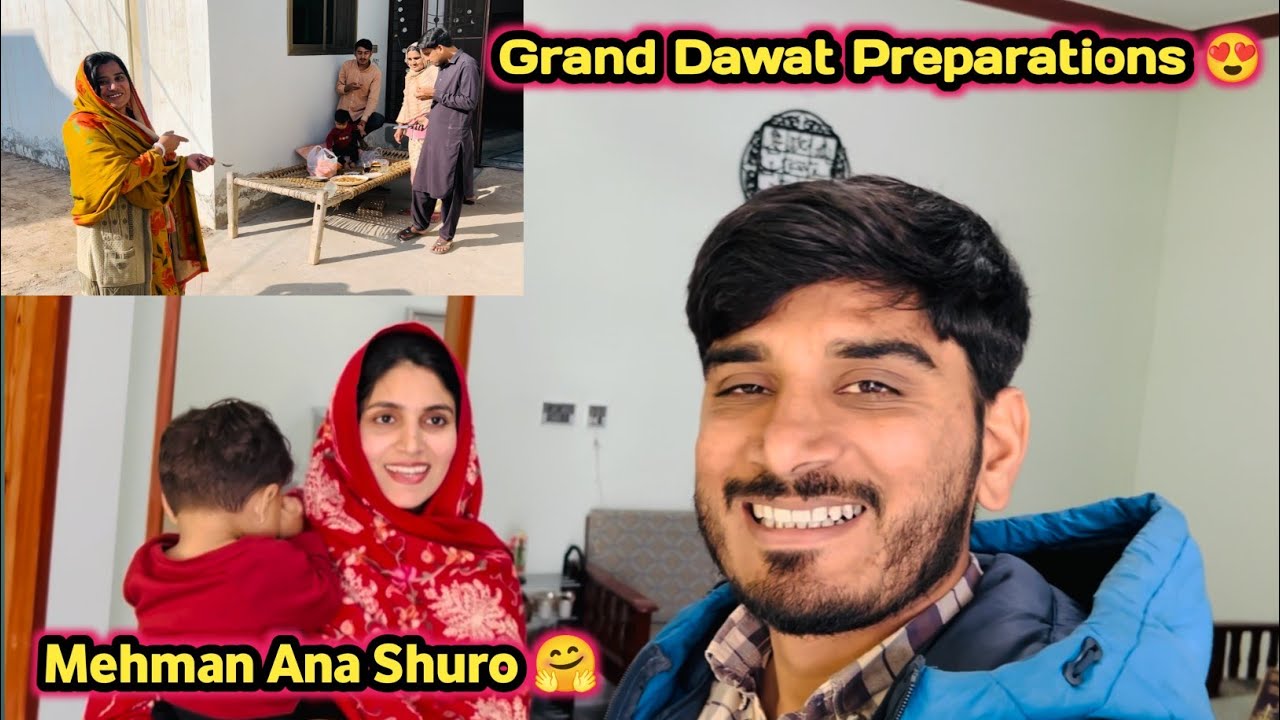 Last Day Grand Dawat Preparations 😍| Mehman Ana Shuro 🤗
