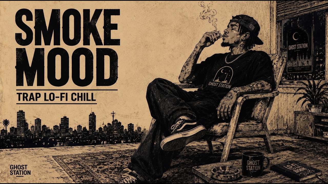 🌙 Smoke Mood Trap Lo-Fi Chill 💨 Late Night Beats to Relax, Study & Vibe