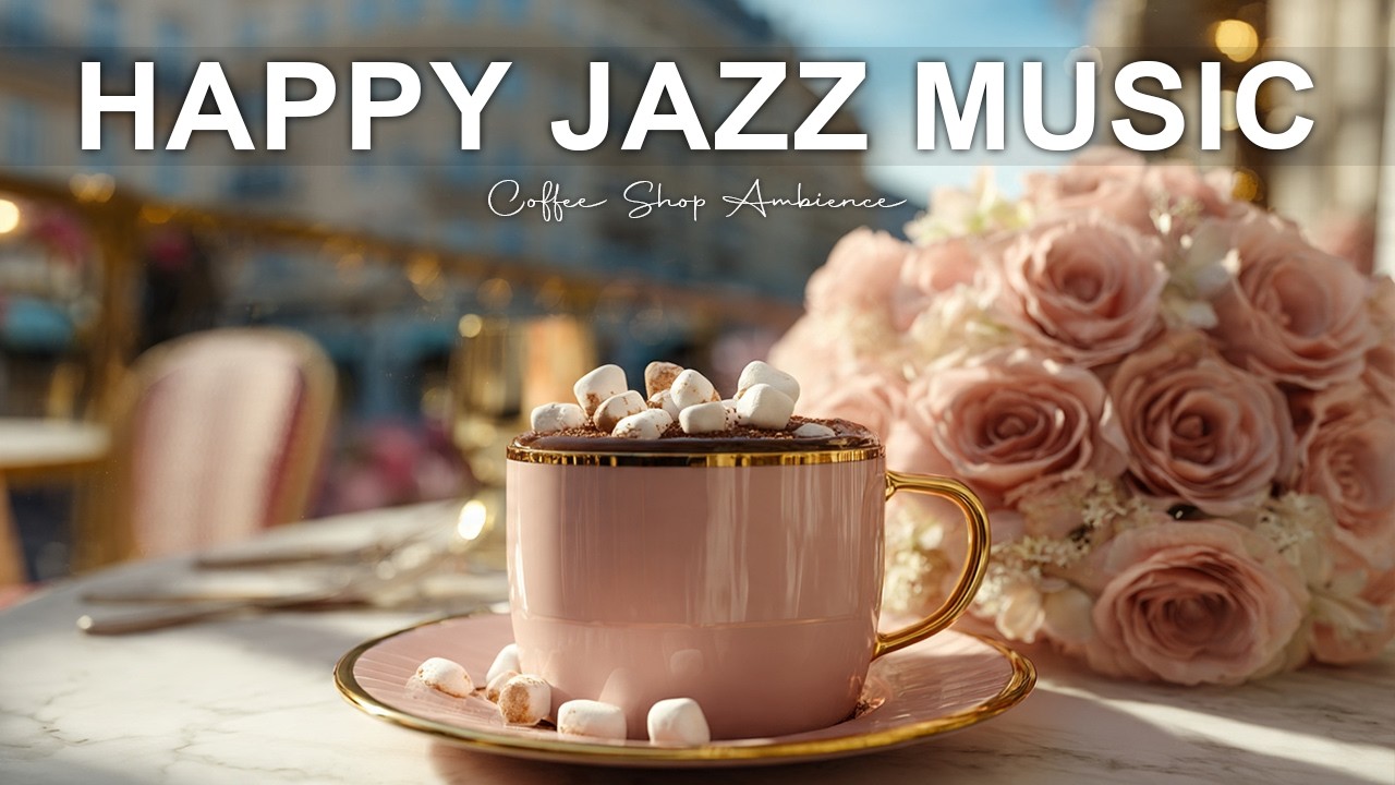Happy Jazz Music☕ Warm Coffee Jazz for Relax, Focus & Cozy Moments