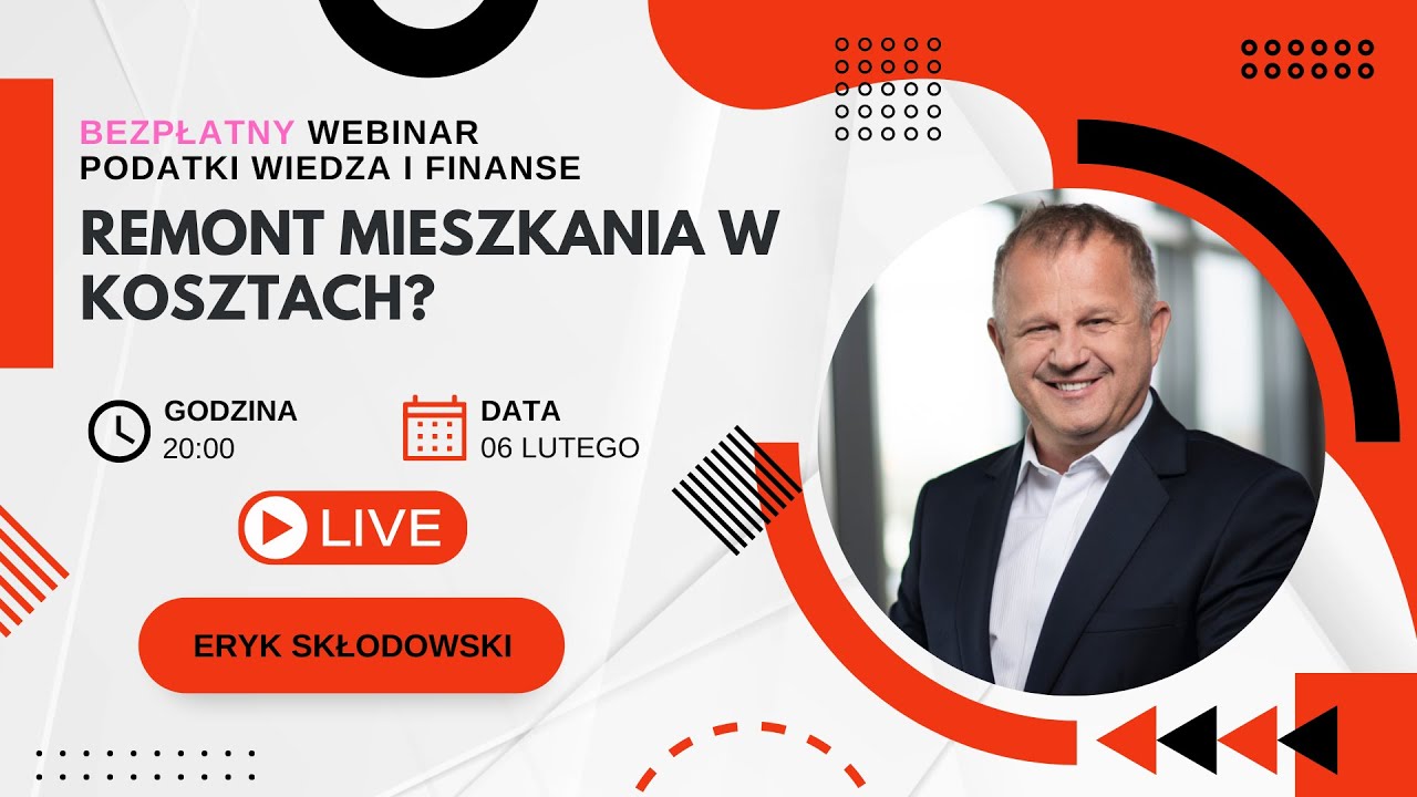 Remont mieszkania w kosztach?  || Darmowy Webinar