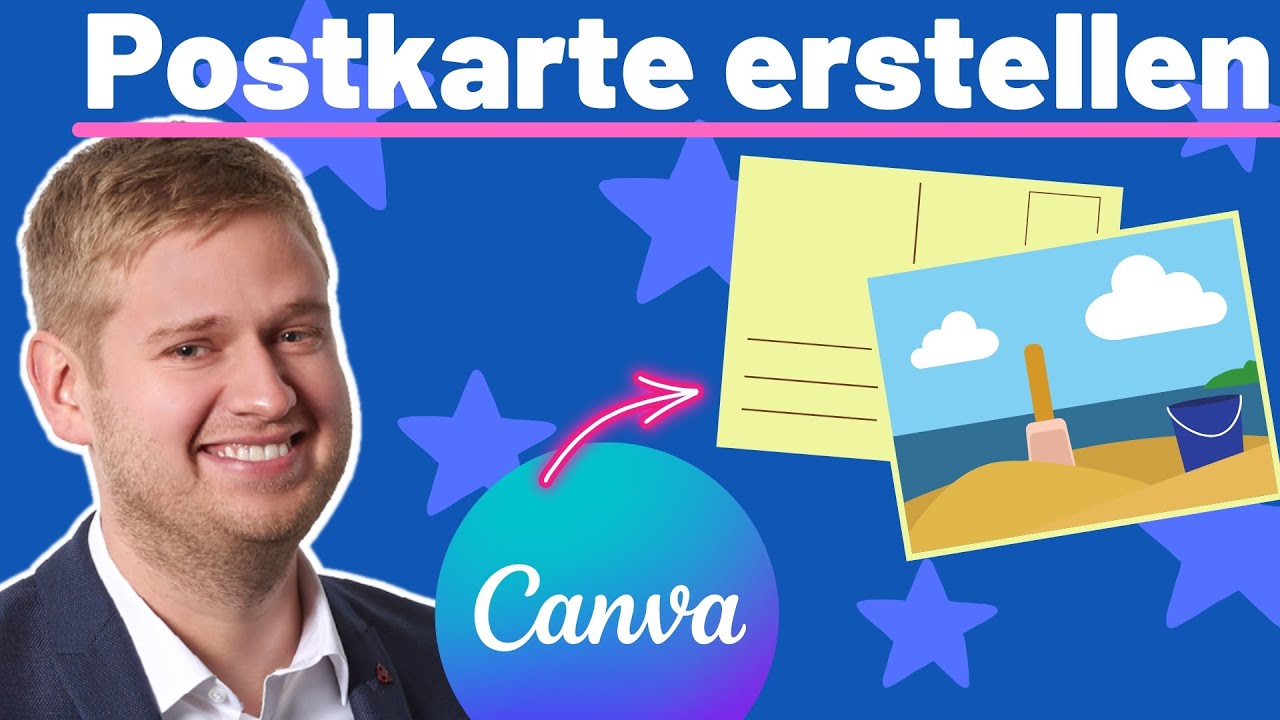 Postkarte selber machen mit Canva - So einfach erstellst du deinen individuellen Urlaubsgruß!