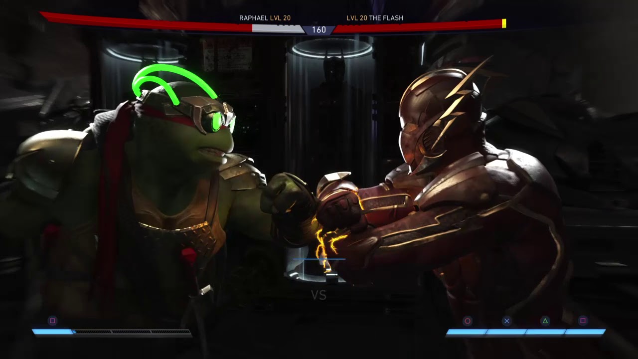 Injustice 2 TMNT Raphael vs Flash