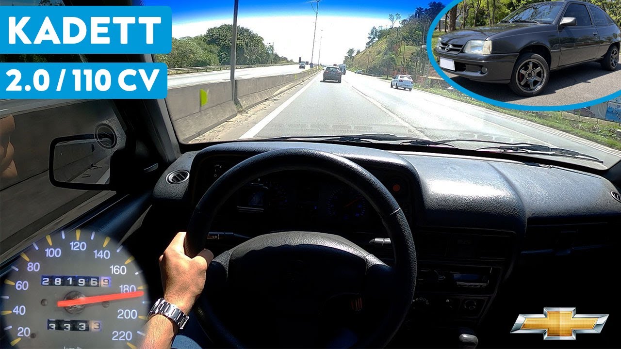 KADETT GLS 2.0 UM DOS CARROS MAIS R&Aacute;PIDOS DA DECADA DE 90 SE MANT&Eacute;M FORTE! MELHOR QUE GOL QUADRADO?