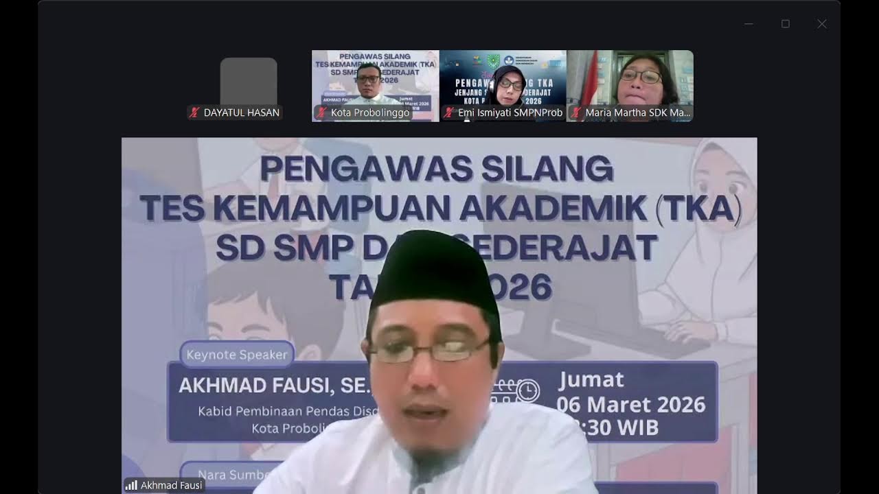 SOSIALISASI PENGAWAS SILANG TKA 2026