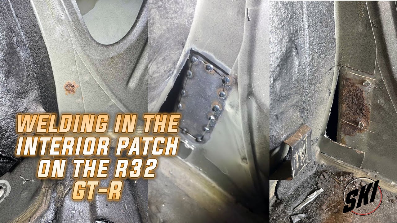 Fitting and Welding in Patch Panels for My Rusty R32 GTR |  Day 8 of 30 Day Challenge