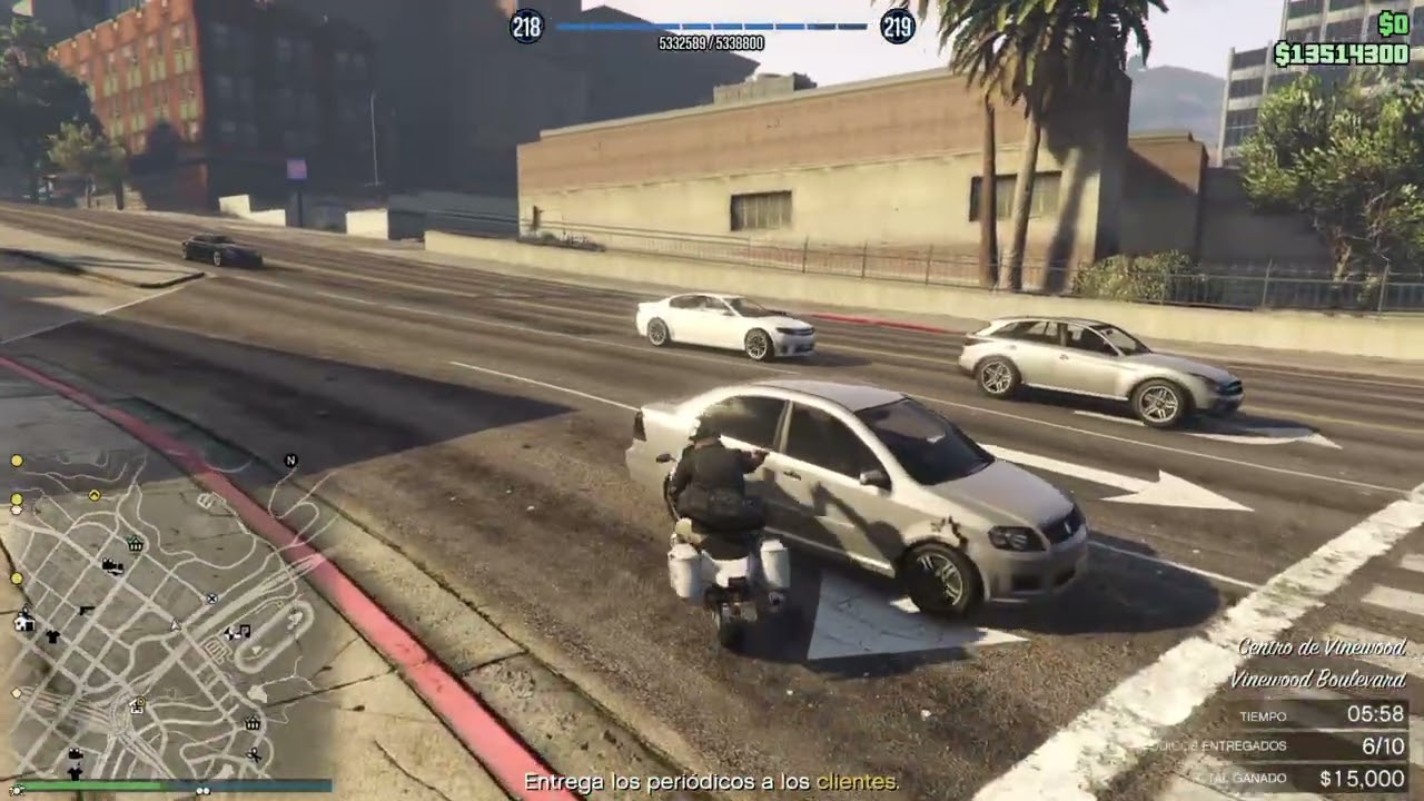 Gta online trabajo de repartidor deperiodico