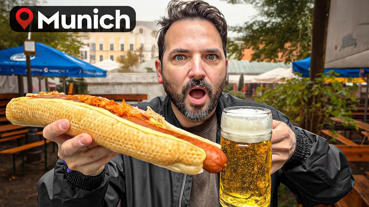 Así es la COMIDA CALLEJERA en ALEMANIA 🇩🇪 (en Múnich)