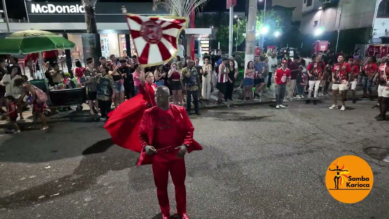 Ensaio de rua da Escola de Samba Acadêmicos do Salgueiro