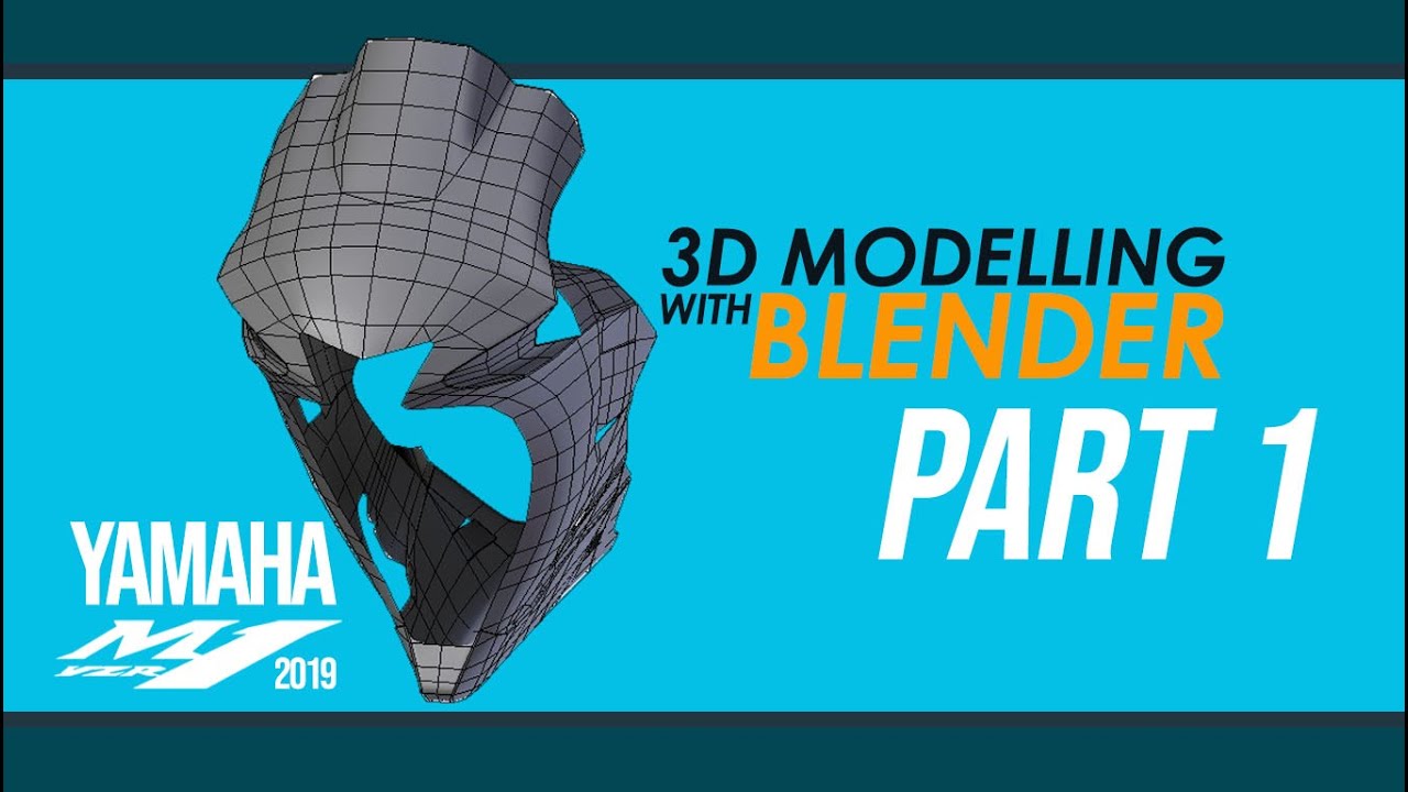 Yamaha YZR-M1 2019 - 3D Modelling with Blender | Part 1