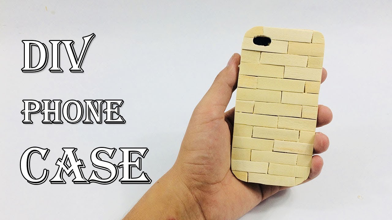 How To Make Phone Case With Ice Cream Sticks (Popsicle Sticks) At Home | Lee Bros #2