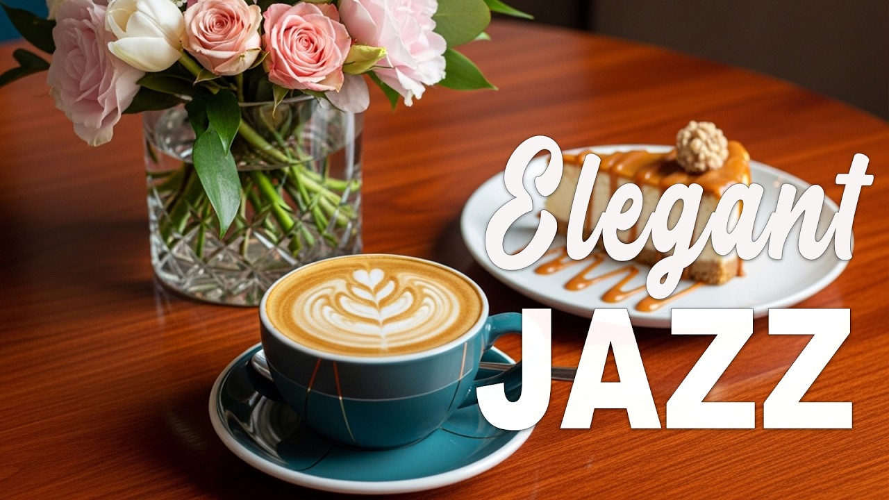 Elegant Jazz ☕ Coffee Shop Ambiance - Bossa Nova Instrumental & Jazz  Music for Positive Vibes.