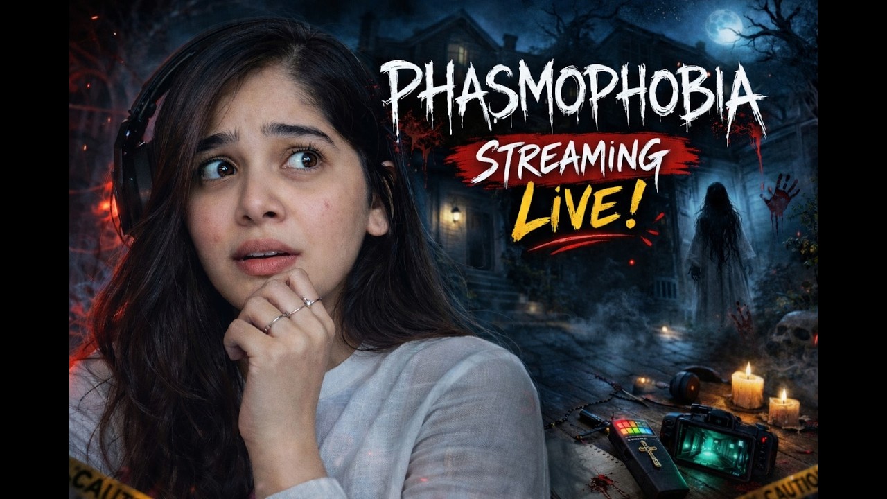 🔴LIVE –PHASMOPHOBIA👻 | PART 1 😱  !!