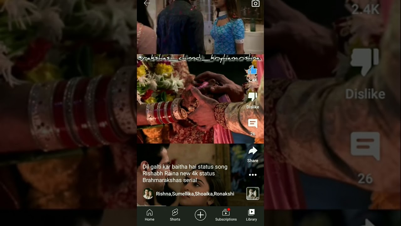 Rishabh Raina romance