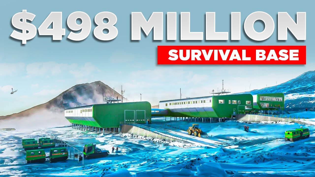 Inside Antarctica's $498M Base Built to SURVIVE the End of the World