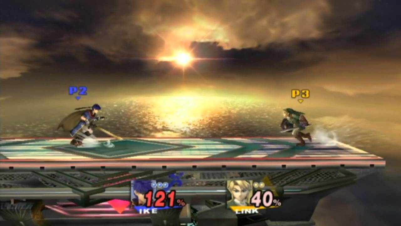 Super Smash Brothers Brawl - Sword Duel Ike VS Link