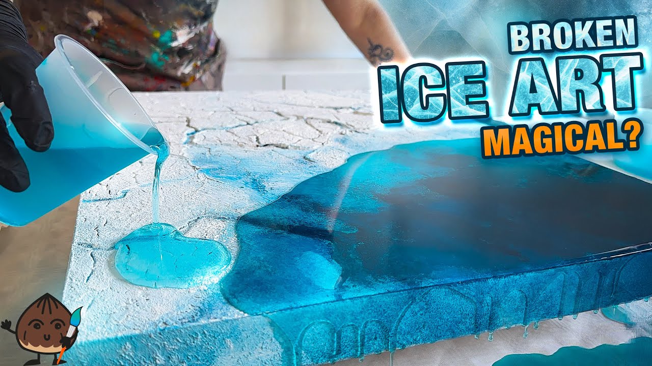 Ice Cracks – Resin Art inspiriert von gebrochenem Eis