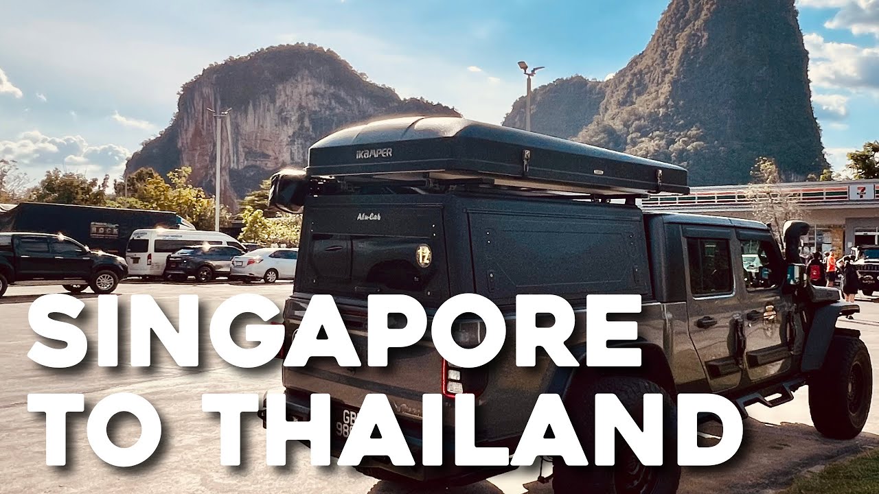 2700km Epic Jeep Road Trip from Singapore to Phuket Thailand!