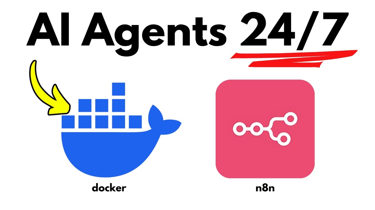 How to Self Host n8n - run AI Agents and workflows 24/7 (super easy)