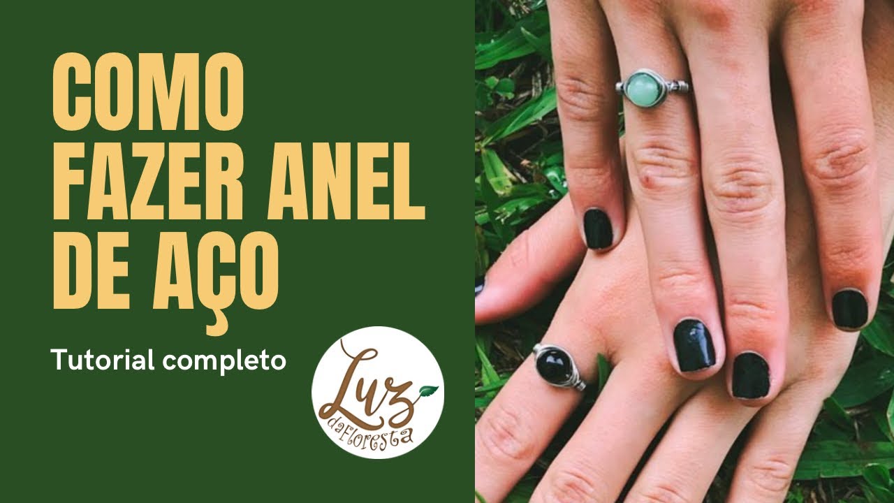 Como fazer anel fácil de aço e alicate - tutorial rápido iniciante