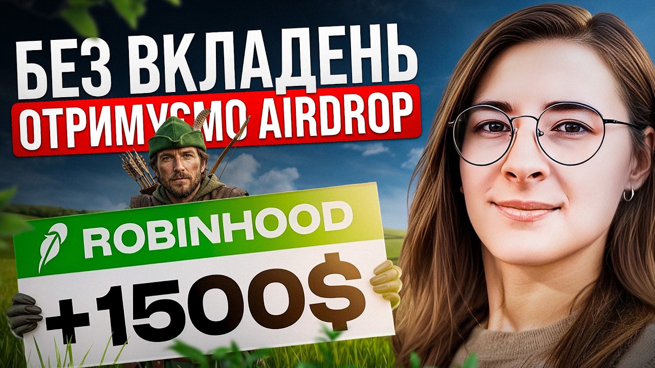 ROBINHOOD TESTNET: ЯК ОТРИМАТИ AIRDROP БЕЗ ВКЛАДЕНЬ (ПОКРОКОВО)