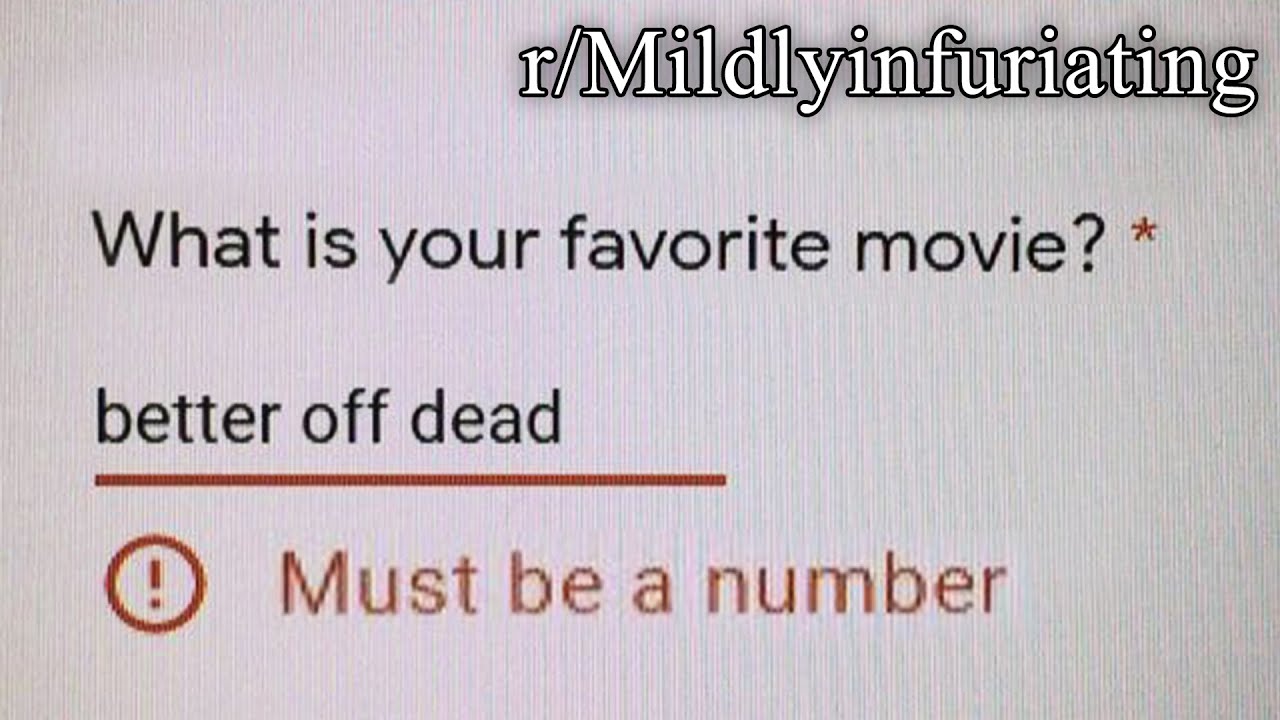 r/Mildlyinfuriating | Must be a number