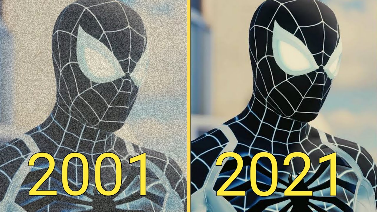 Negative Zone Suit Evolution in Spider-Man Games 2001-202