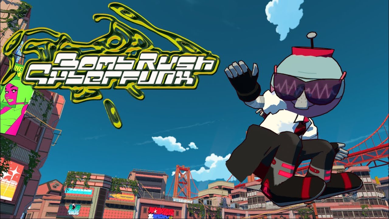 Benson goes ALL CITY in Bomb Rush Cyberfunk
