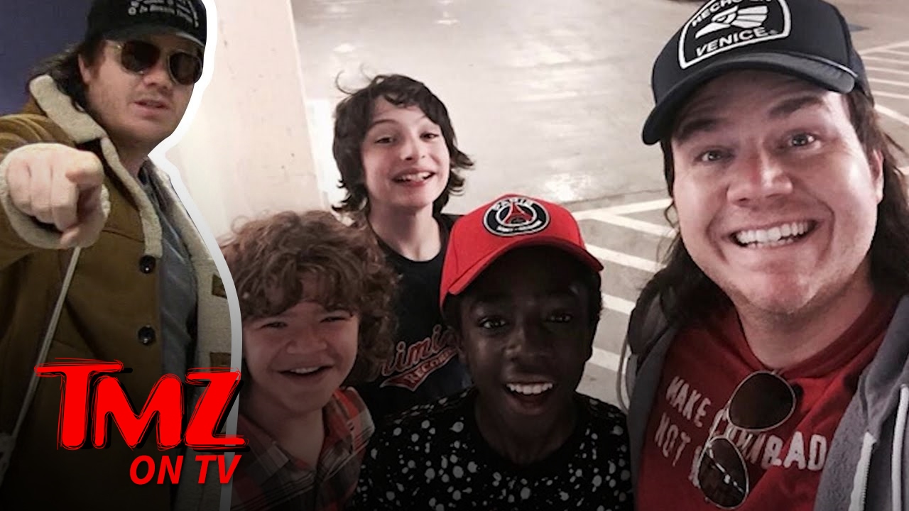 Walking Dead' Star Josh McDermitt Was Spotted With The Cast Of 'Stranger Things' | TMZ TV