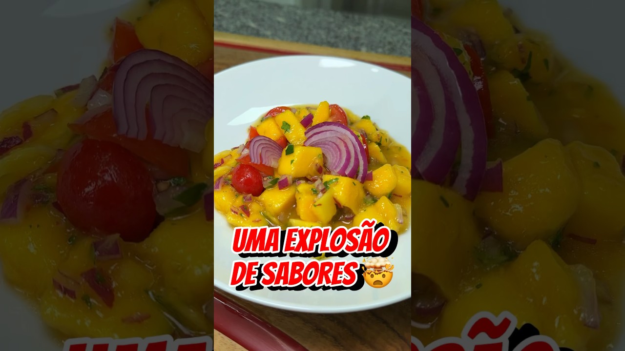 Como fazer Ceviche de Manga #receita #saudavel #maua #comidasaudavel #comidassaudaveis #comida