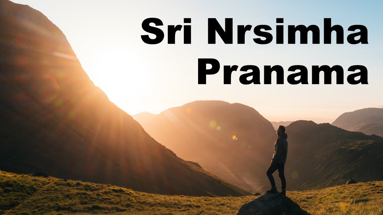 Mantra de Prote&ccedil;&atilde;o - Sri Nrsimha Pranama - Voz e Harm&ocirc;nio Giridhari Das