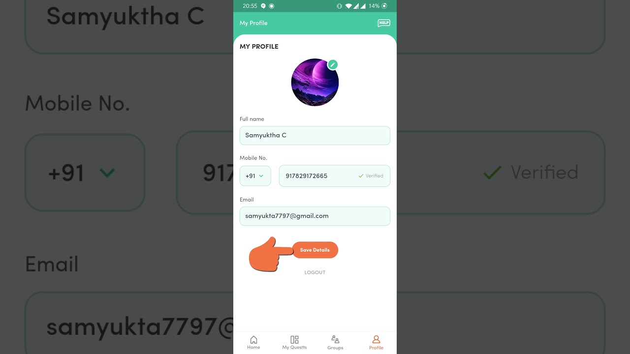 Teacher: How to a upload profile picture?