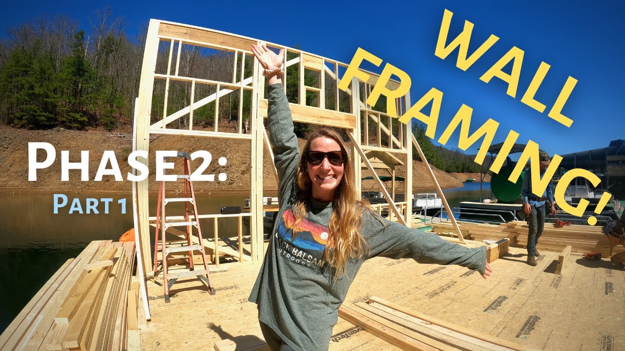 Building a FLOATING HOUSE... 🛠🌊 It's starting to take shape!!!!