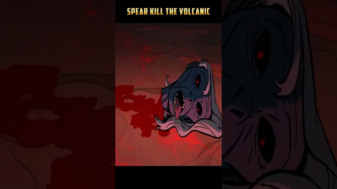 Spear Kill The Volcanic 😱 Primal S 3 Ep 8 #adultswimeurope #primal #zombie