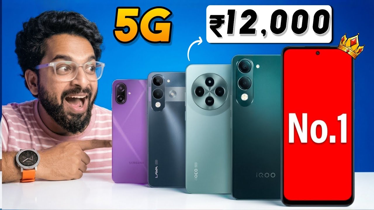 Top 5 Best 5G Phone Under 12000 in April 2026⚡Best Phone Under 12000🔥Best Mobile Under 12000🔥5G
